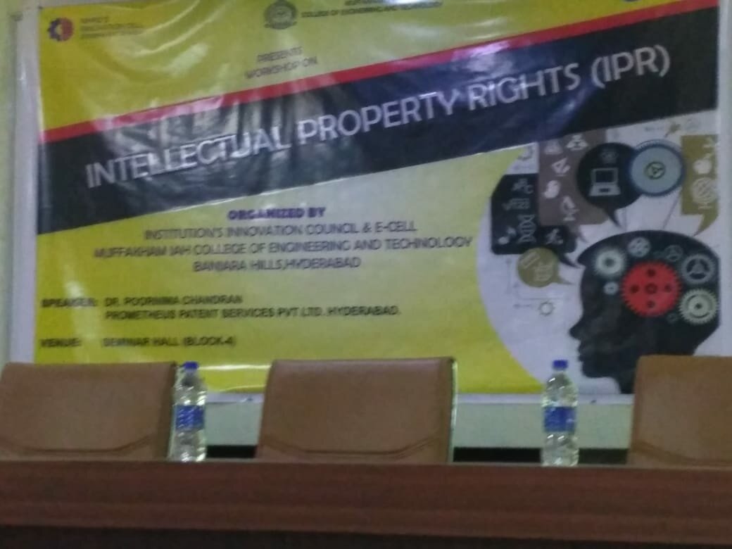 Intellectual Property Rights Workshop Dec - 2018