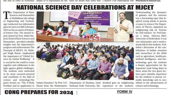 National Science Day Celebrations 2023