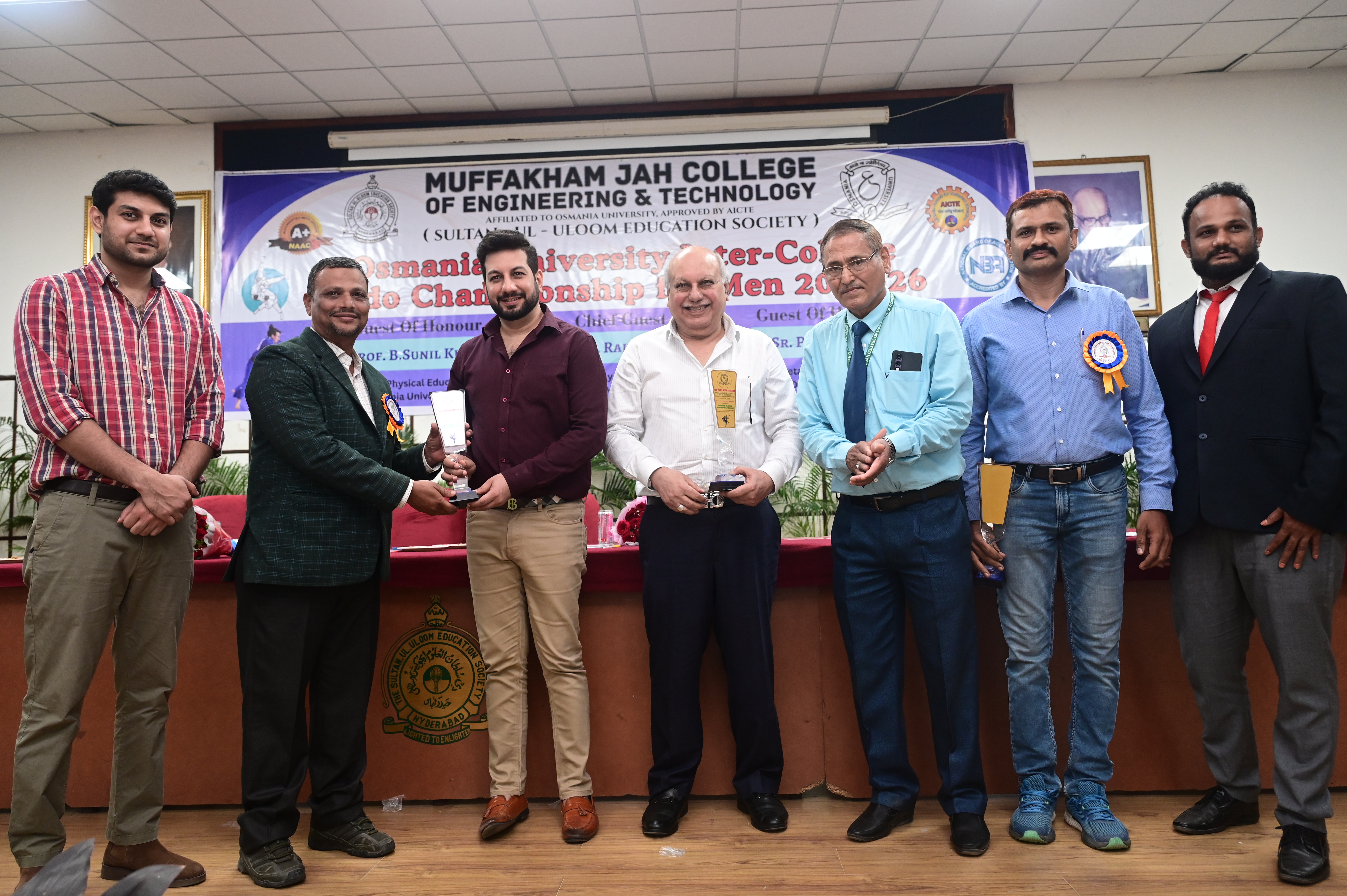 Osmania University Inter College Judo Championship 2025-26 at MJCET