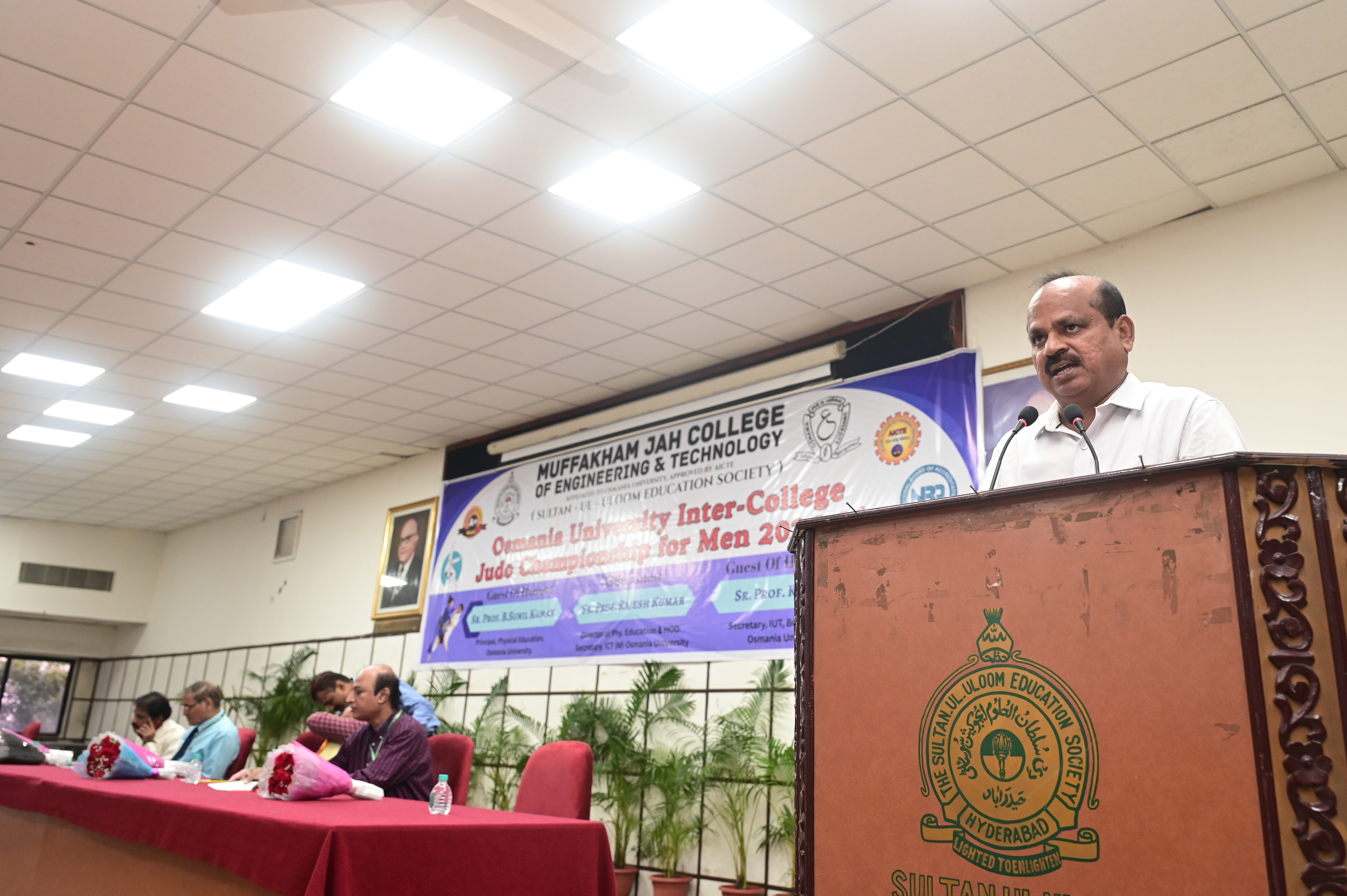 Osmania University Inter College Judo Championship 2025-26 at MJCET