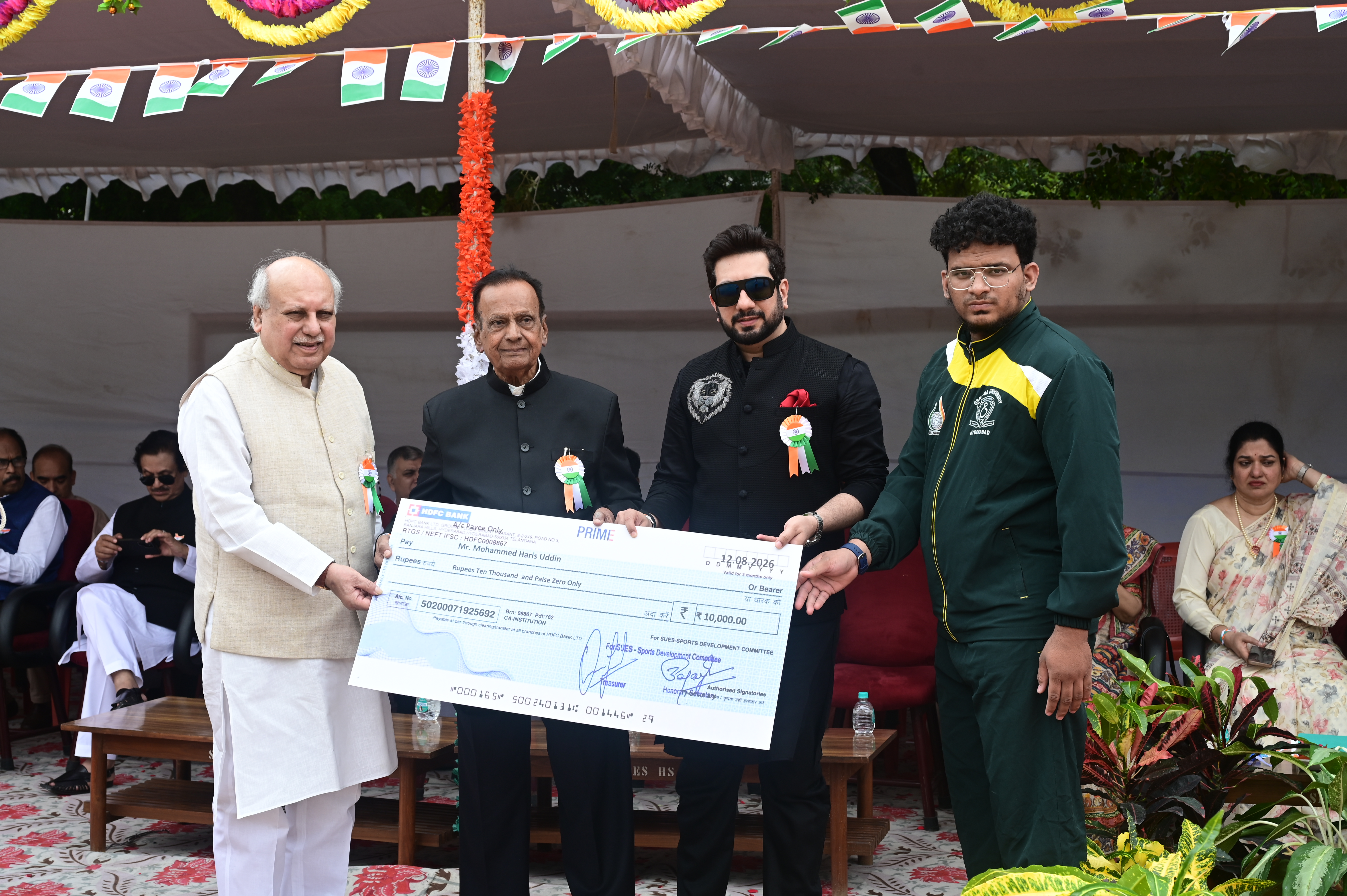 Mohammed Haris Uddin was selected to represent Osmania University in Baseball at the All India Inter-University Tournament held from 02-06 January 2026 at Savitribai Phule Pune University, Maharashtra.